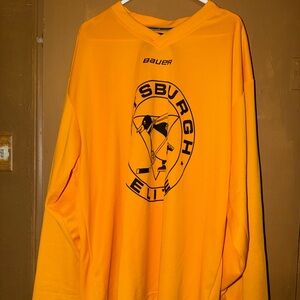 Bauer NHL Hockey Pittsburgh Penguins Elite Jersey Senior Men’s Size XL Used PR O